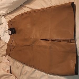 Leather skirt
